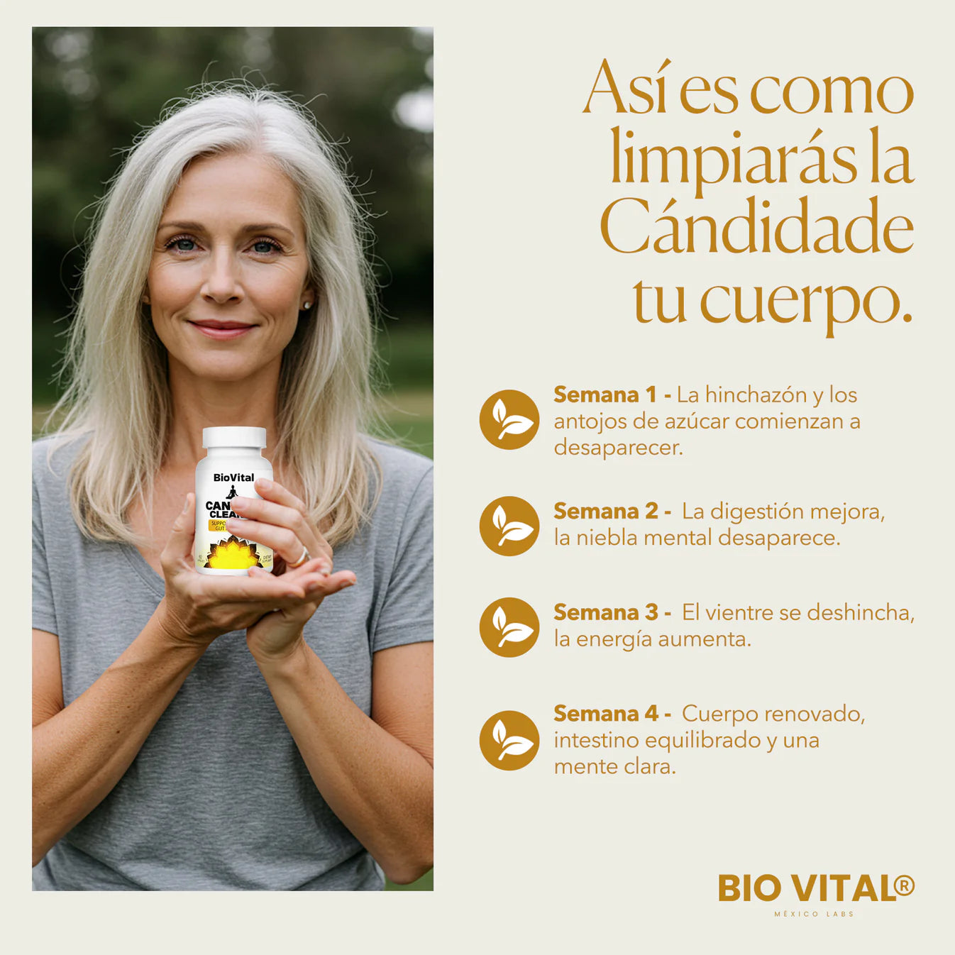 Candida Cleanse® Cápsulas que reducen antojos, hinchazón y fatiga Precio habitual