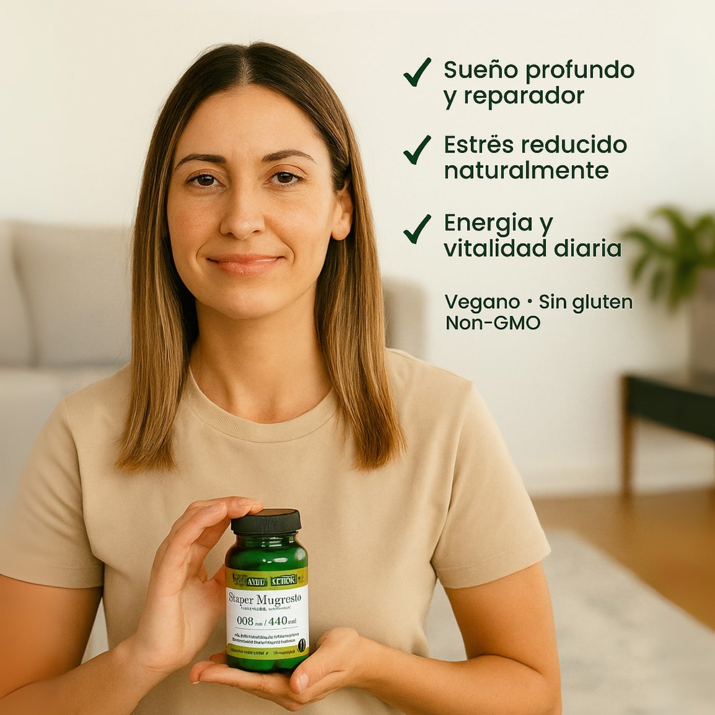 Life Factors – Magnesio + Ashwagandha para Estrés, Sueño y Equilibrio Hormonal