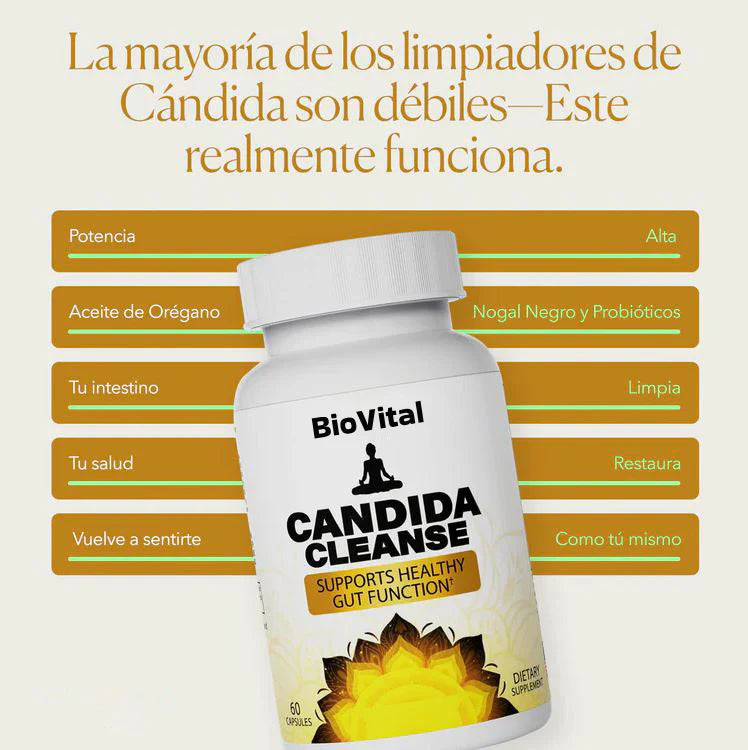 Candida Cleanse® Cápsulas que reducen antojos, hinchazón y fatiga Precio habitual