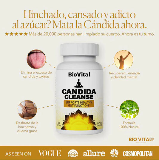 Candida Cleanse® Cápsulas que reducen antojos, hinchazón y fatiga Precio habitual